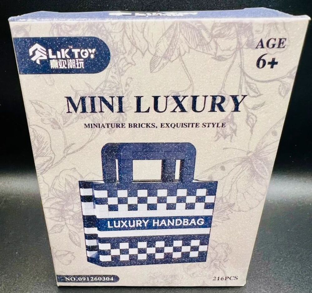 Liktoy Mini Luxury Handbag Micro Bricks Building Set (216 Pcs)